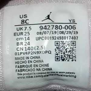 Girls/Toddlers Pink&Black Jordans Shoes